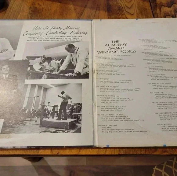 Henri Mancini The Academy Award Songs 2 LP Vinyl album - Picture 2 of 8